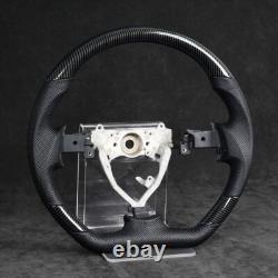 Hydro Dip Carbon Fiber Perforated Leather Steering Wheel Fit Toyota FJ 2004-2017