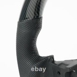 Hydro Dip Carbon Fiber Perforated Leather Steering Wheel Fit Toyota FJ 2004-2017