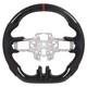 Hydro Dip Carbon Fiber Perforated Leather Steering Wheel For Ford Mustang 15-17