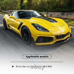 Hydro-Dip Carbon Fiber Sport Steering Wheel For Chevrolet Corvette C7 2014-2019