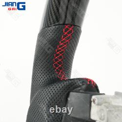 Hydro Dip Carbon Fiber Sport Steering Wheel For Nissan 370Z NISMO 08-21