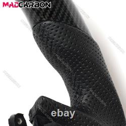 Hydro Dip Carbon Fiber Steering Wheel Fit 07-15 Infiniti G37 G37X Black Stitch
