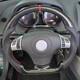 Hydro Dip Carbon Fiber Steering Wheel Fit Pontiac Solstice 2006-2009 Red Line