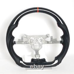 Hydro Dip Carbon Fiber Steering Wheel Fit Pontiac Solstice 2006-2009 Red Line