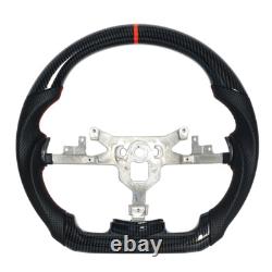 Hydro Dip Carbon Fiber Steering Wheel Fit Pontiac Solstice 2006-2009 Red Line