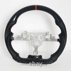 Hydro Dip Carbon Fiber Steering Wheel Fit Pontiac Solstice 2006-2009 Red Line
