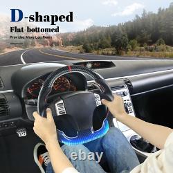 Hydro-Dip Carbon Fiber Steering Wheel For 2003-2007 INFINITI G35 Red Stitching