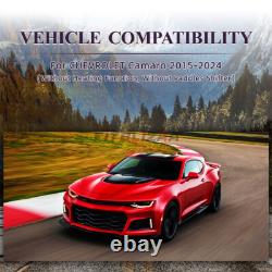 Hydro Dip Carbon Fiber Steering Wheel For Chevrolet Camaro ZL1 2016-2024 NAPPA