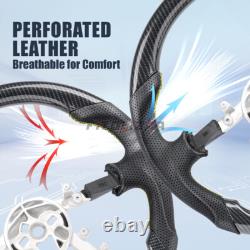 Hydro Dip Carbon Fiber Steering Wheel For Chevrolet Corvette C5 1997-04 Yellow