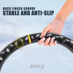 Hydro Dip Carbon Fiber Steering Wheel For Chevrolet Corvette C5 1997-04 Yellow