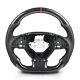 Hydro Dip Carbon Fiber Steering Wheel For Chevrolet Corvette C7 Z06 Zr1 2014-19