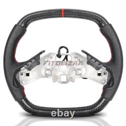 Hydro Dip Carbon Fiber Steering Wheel For Chevrolet Corvette C8 20+ With Heated