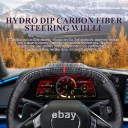 Hydro Dip Carbon Fiber Steering Wheel For Chevrolet Corvette C8 20+ With Heated