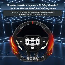 Hydro-Dip Carbon Fiber Steering Wheel For Dodge Challenger SRT Durango 2015+