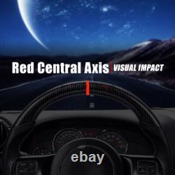 Hydro Dip Carbon Fiber Steering Wheel For Jeep Wrangler JK JKU Rubicon 2011-2017