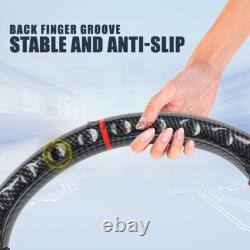 Hydro Dip Carbon Fiber Steering Wheel For Jeep Wrangler JK JKU Rubicon 2011-2017