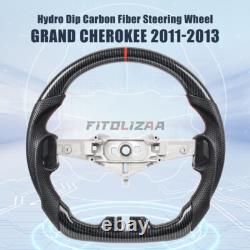 Hydro Dip Carbon Fiber Steering Wheel For Jeep Wrangler JK JKU Rubicon 2011-2017