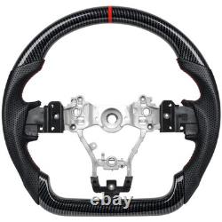 Hydro Dip Carbon Fiber Steering Wheel For Subaru LEVORG WRX STI 2015-2022