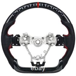 Hydro Dip Carbon Fiber Steering Wheel For Subaru LEVORG WRX STI 2015-2022