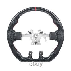 Hydro Dip Carbon Fiber Steering Wheel for 2013-2018 Dodge Ram 1500/2500/3500