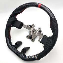 Hydro Dip Carbon Fiber Steering Wheel for 2013-2018 Dodge Ram 1500/2500/3500
