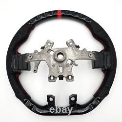 Hydro Dip Carbon Fiber Steering Wheel for 2013-2018 Dodge Ram 1500/2500/3500