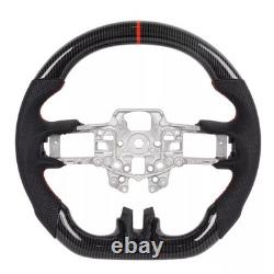 Hydro Dip Carbon Fiber Steering Wheel for Ford Mustang GT Shelby 15-17 USA Stock