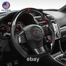 Hydro dip Carbon Fiber Steering Wheel For Subaru Impreza WRX STI 2015-2021