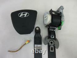 Hyundai Accent Hatch Back 2012-2013-2014 Oem Driver Left Seat Belt Black Bag