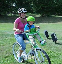 Ibert Safe Seat Child Baby Bike Seat Model With Steering Wheel Pink