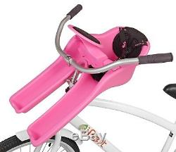 Ibert Safe Seat Child Baby Bike Seat Model With Steering Wheel Pink. 2nd