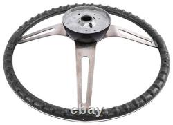JEGS 3-Spoke Comfort Grip Steering Wheel Kit Fits Select 1969-1972 Chevrolet