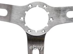 JEGS 3-Spoke Comfort Grip Steering Wheel Kit Fits Select 1969-1972 Chevrolet