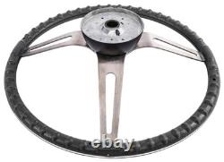 JEGS 3-Spoke Comfort Grip Steering Wheel Kit Fits Select 1969-1972 Chevrolet