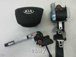 Kia Rio 2012-2013-2014-2015-2016 2 Plugs Oem Driver Left Bag Seat Belt