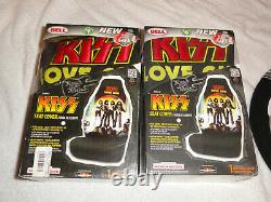 Kiss Official Love Gun Seat And Steering Wheel Cover Set New In Boxes Condition