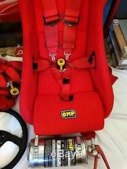 Kit Ferrari F355 Challenge Seat, Belts, Steering Wheel, Fire Exstinguisher