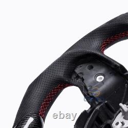 LED Carbon Fiber Steering Wheel For Dodge Charger Durango SRT 2015-23 USA Stock