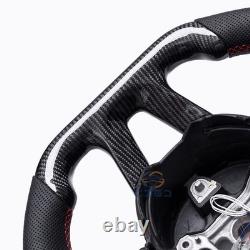 LED Carbon Fiber Steering Wheel For Dodge Charger Durango SRT 2015-23 USA Stock