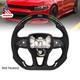 Led Carbon Fiber Steering Wheel For Dodge Charger Durango Srt Hellcat 2015-2023