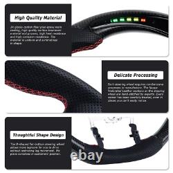 LED Carbon Fiber Steering Wheel Upgrade For Toyota HiluxRevo & Fortuner 2015-22