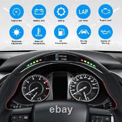 LED Carbon Fiber Steering Wheel Upgrade For Toyota HiluxRevo & Fortuner 2015-22 LED Carbon Fiber Steering Wheel Upgrade For Toyota HiluxRevo & Fortuner 2015-22