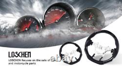 LED Carbon Fiber Steering Wheel Upgrade For Toyota HiluxRevo & Fortuner 2015-22