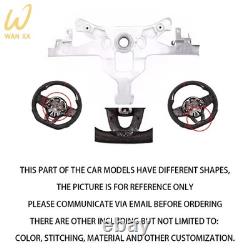 LED Forged Carbon Fiber Steering Wheel Fit For dodge challenger charger srt 15+