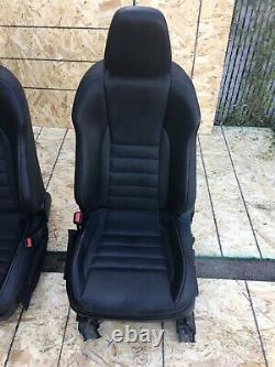 LEXUS IS250 F-Sport Front Black Leather Driver Passenger Seats WithO Airbag OEM