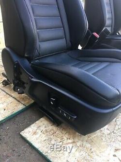LEXUS IS250 F-Sport Front Black Leather Driver Passenger Seats WithO Airbag OEM