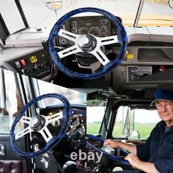 LOSCHEN 18 Wood Truck Steering Wheel 4 Spoke for Freightliner/Kenworth/Vovle