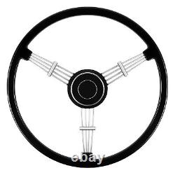 LOSCHEN Banjo Style Black Steering Wheel For 1950 1965 Porsche 356 Pre-A A B C