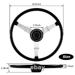 LOSCHEN Banjo Style Black Steering Wheel For 1950 1965 Porsche 356 Pre-A A B C