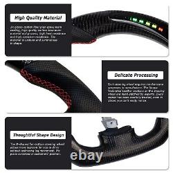 LOSCHEN Carbon Fiber LED Steering Wheel For Chevrolet Corvette C6 Z06 ZR1 06-11